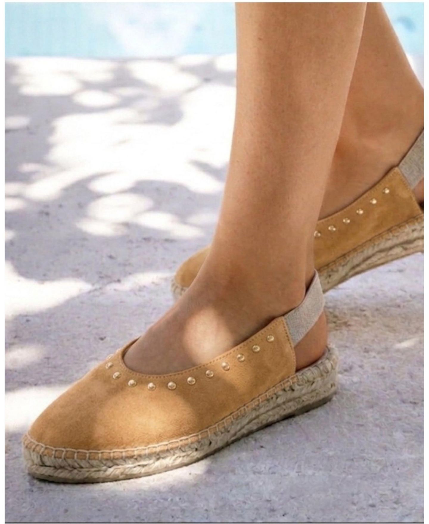 Женские сандалии Menina Step Vayrac Espadrille, цвет: Светлый коричневый — фото 7