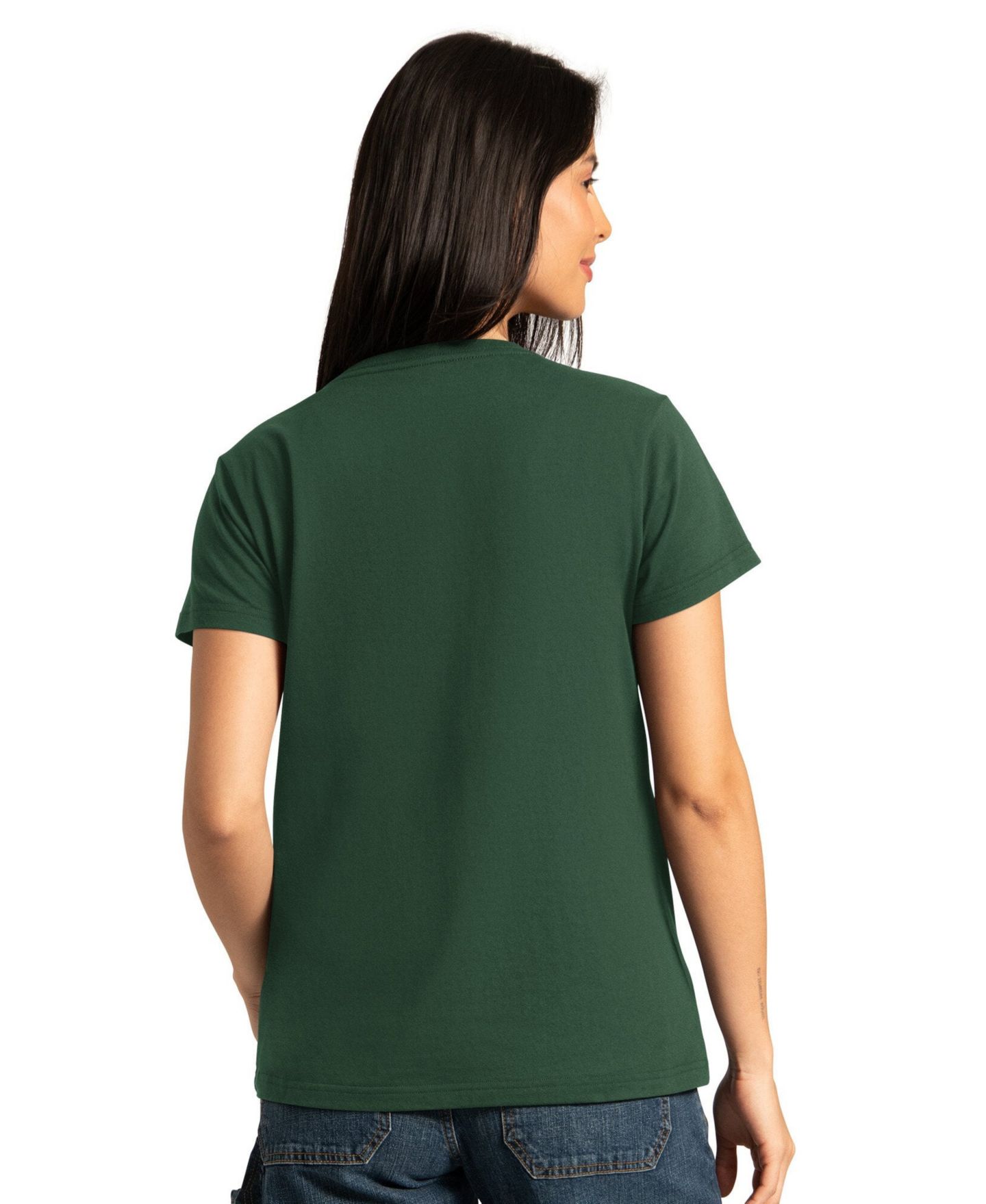 Женские футболки Starter Green/Ash Green Bay Packers Short Sleeve & Long Sleeve T-Shirt Combo Pack — фото 3