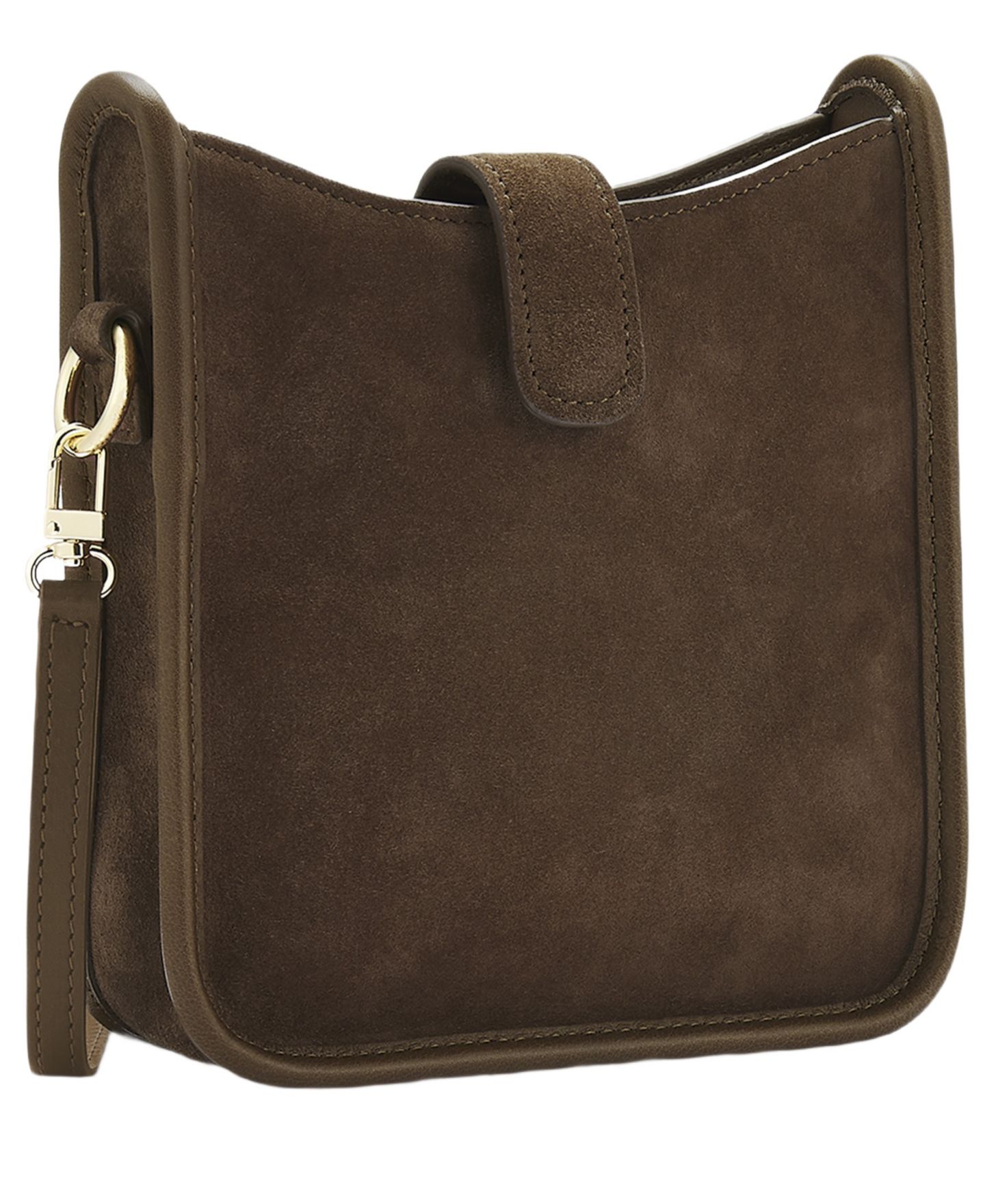 Женская сумка GiGi New York Ellie Small Suede Crossbody, цвет: Коричневый — фото 3