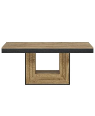 Modern Farmhouse Kitchen Table with Rectangular Dining Top for Home
