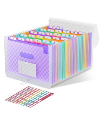 Expanding Folder Document Organizer Portable Desktop Storage