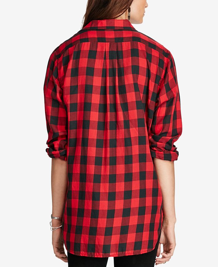 Denim & Supply Ralph Lauren Boyfriend Plaid Shirt Macy's