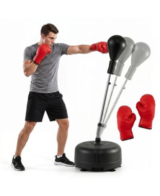 Height Adjustable Punching Bag with Stand 54.5in-62in  for Teens and Adults Age 12+