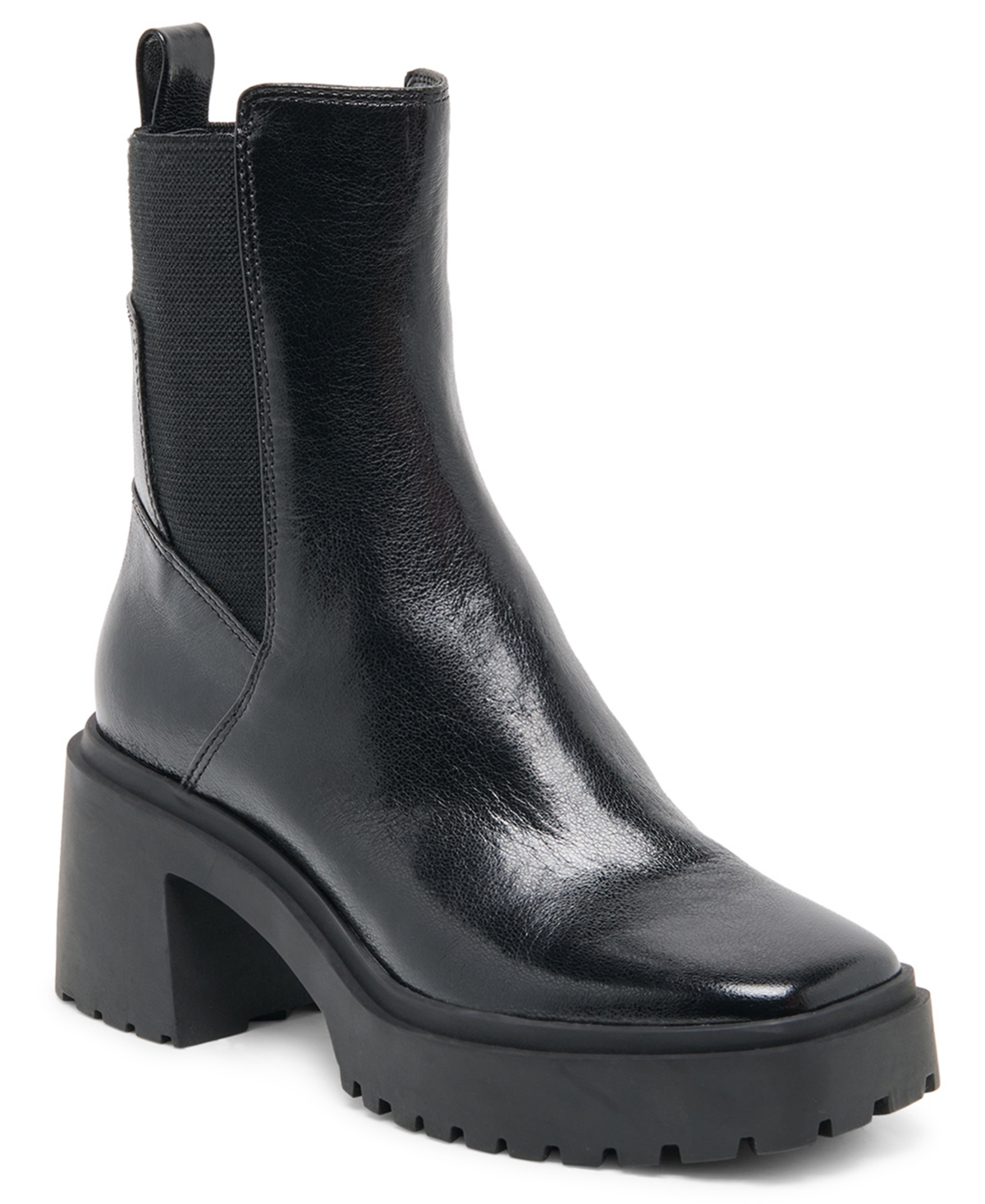 Dolce Vita Women's Grizly H2O Square-Toe Chelsea Lug-Sole Booties