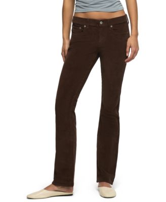 Women's Sweet Mid-Rise Boot-Cut Corduroy Pants