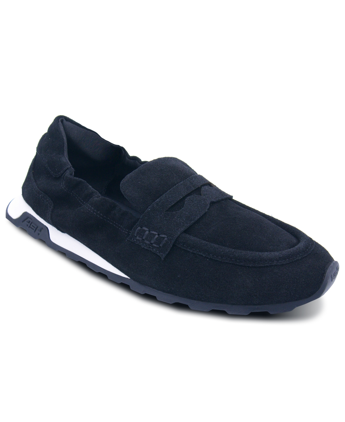Ash Women's Kriss Suede Sneaker Penny Loafers - Black