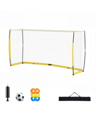12 x 6 FT Collapsible Soccer Goal for Backyard Training