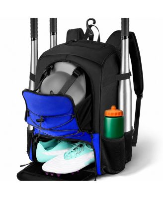 Lightweight Baseball Backpack With Shoe Pocket Multiple Pockets For Softball Tball Gear