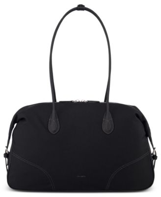 Holo Leather Large Top Handle Shoulder Handbag