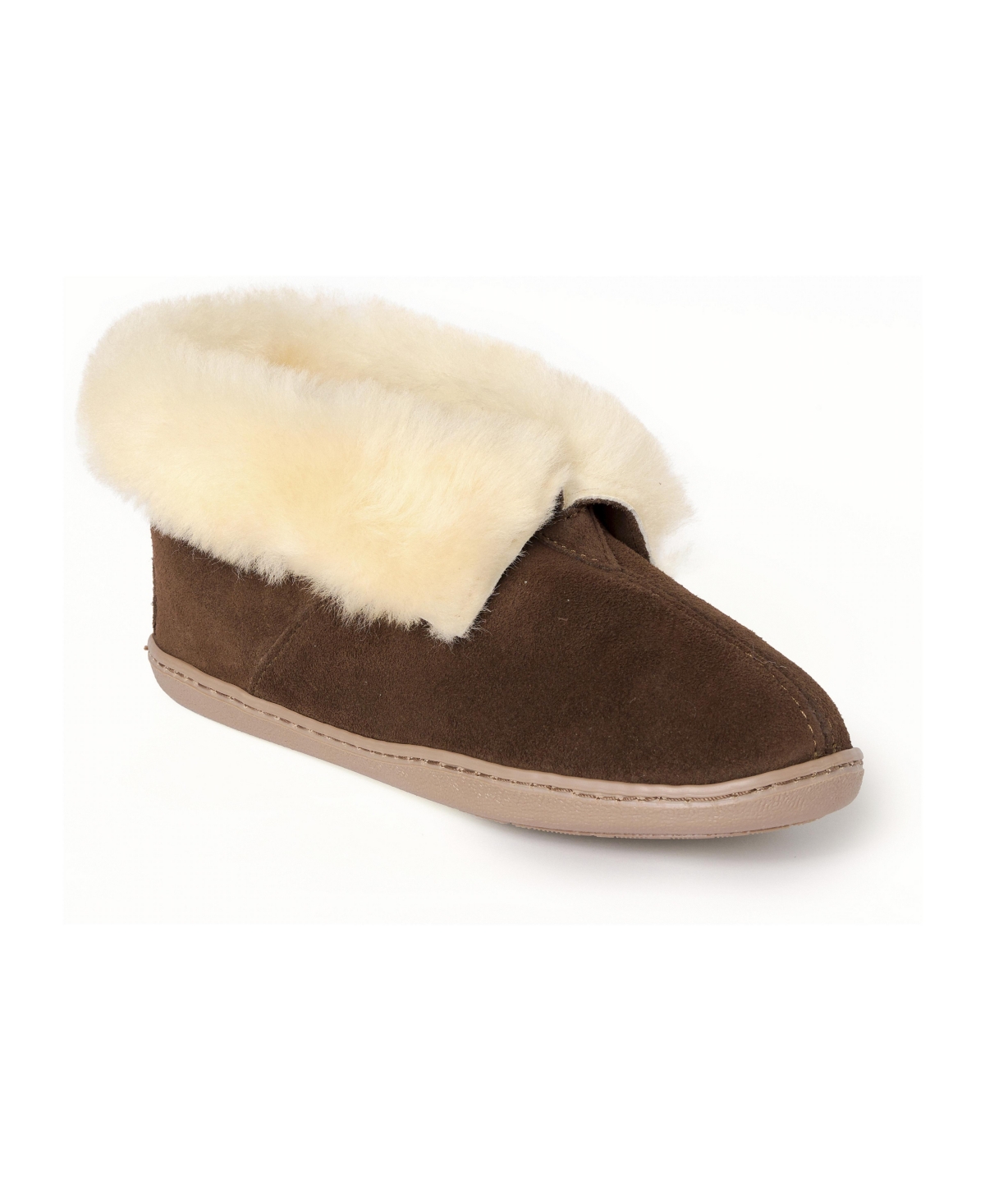 Minnetonka Women's Sheepskin Ankle Boot Slippers