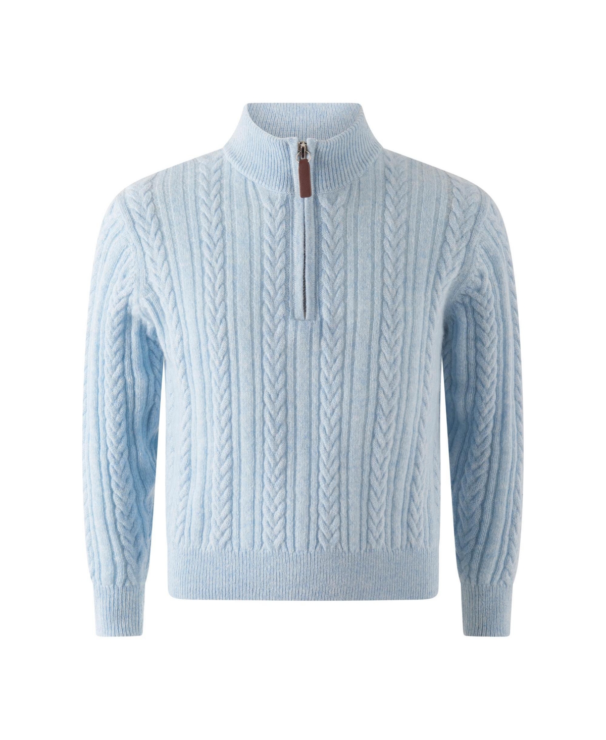 Rachel Riley Boys' 2T-10 Cashmere Half-Zip Sweater
