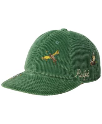 Men's Corduroy Embroidered Adjustable Ball Cap