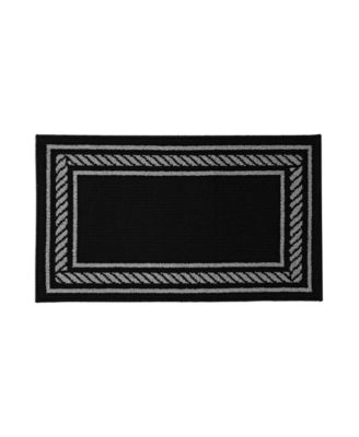Rope Border Tufted Runner Rug, 26" x 45"