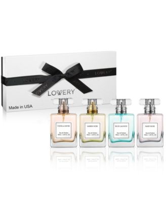 Perfume Set for Women, 4pc Floral Fragrance Gift Set, Luxury Womens Perfume, Eau de Parfum Collection, Travel Size Perfume