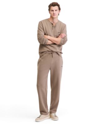 Men's Waffle-Knit Drawstring Pajama Pants