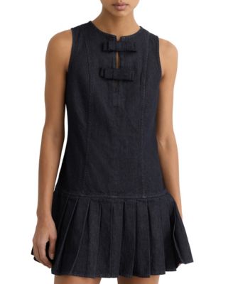 Women's Ruby Denim A-Line Sleeveless Mini Dress