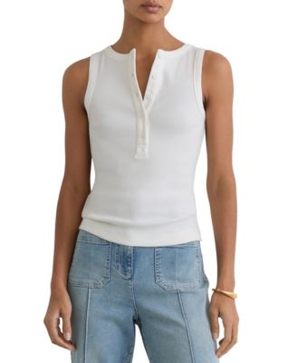 Women's Rita Ribbed Sleeveless Crewneck Vest