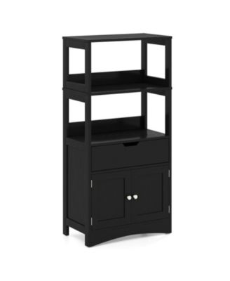48 Inch Bathroom Floor Cabinet Featuring Pull Out Drawer