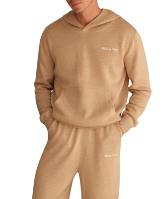 Men's Merino-Blend Knit Relaxed-Fit Hoodie