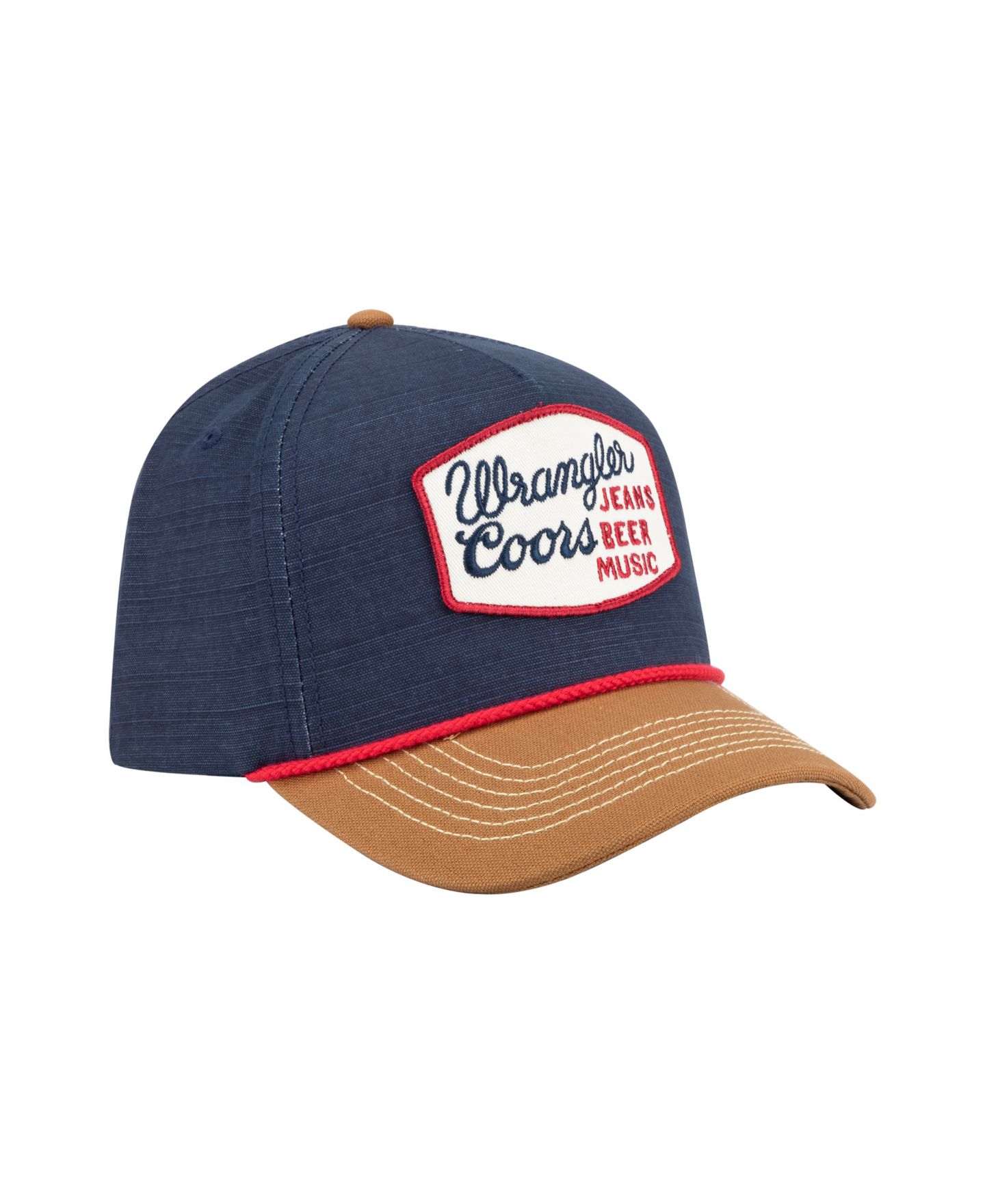 Мужская кепка Wrangler Classic Snapback, цвет: Тёмно-синий — фото 1