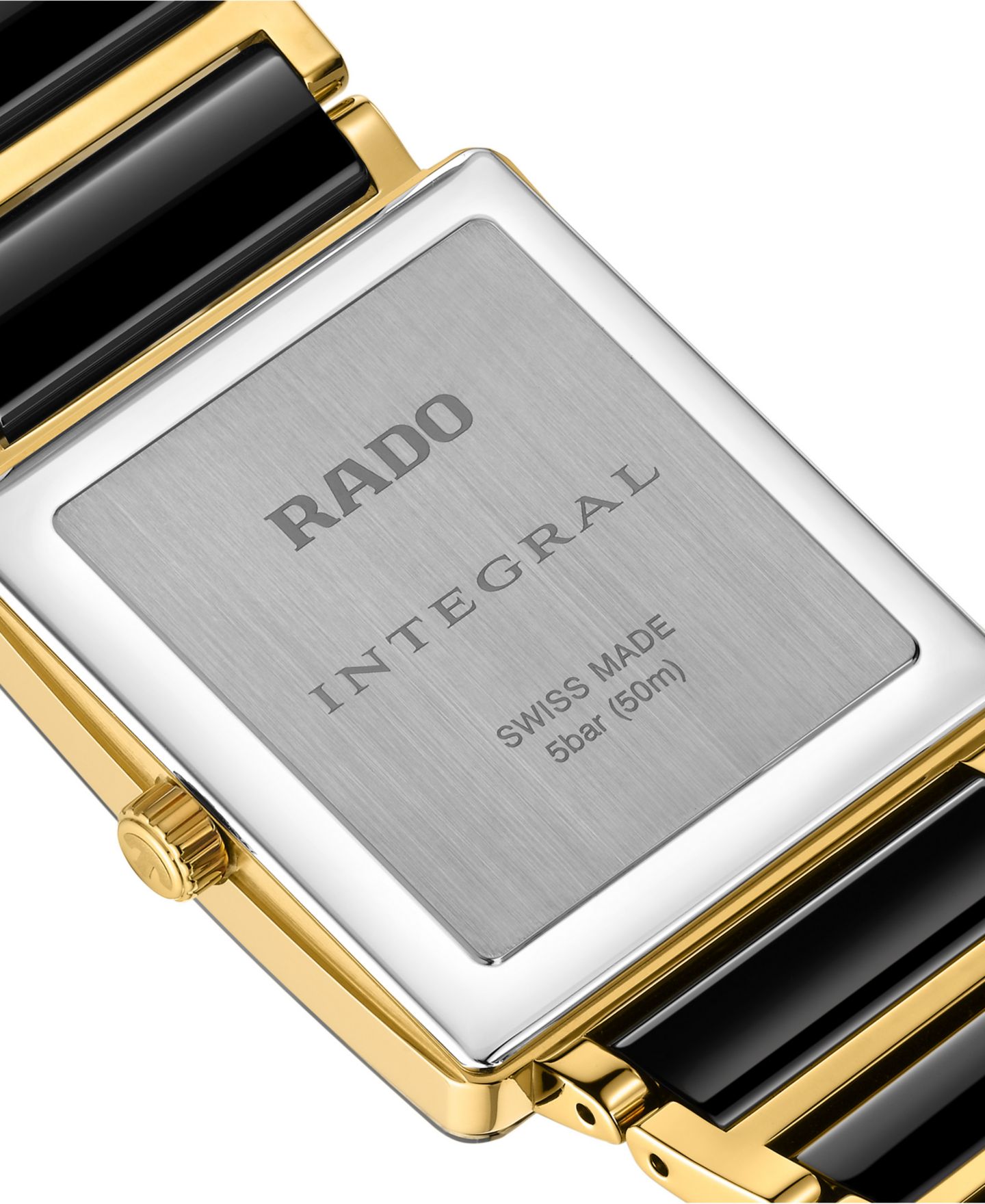 Женские часы Rado Swiss Quartz Integral Two-Tone Stainless Steel 31.5mm — фото 4