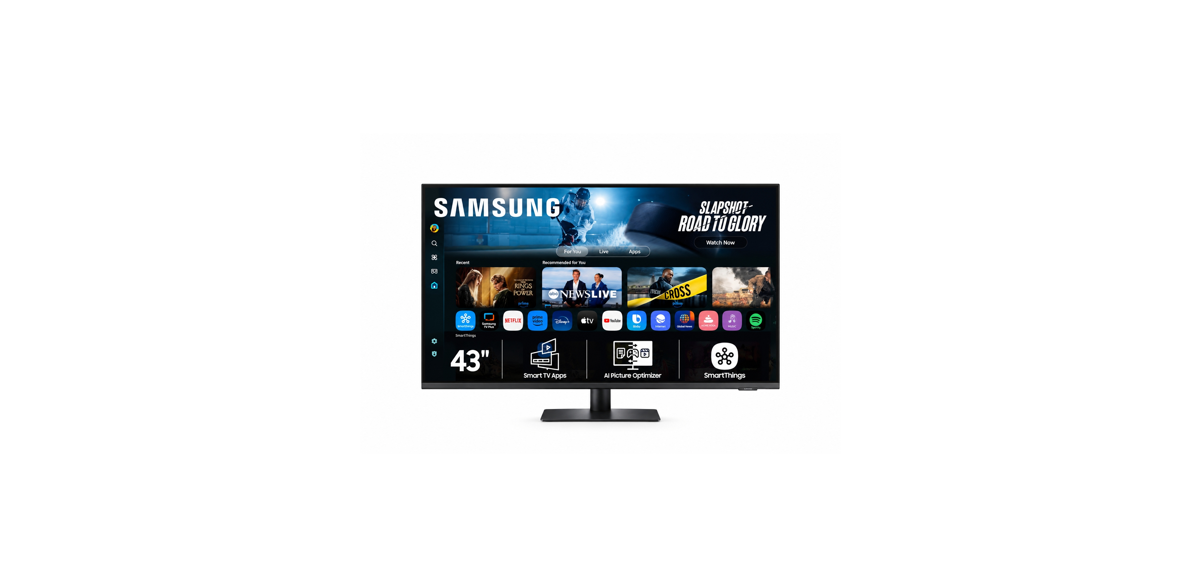 Samsung M70D Series 43" 4K Uhd Usb-c Smart Computer Monitor
