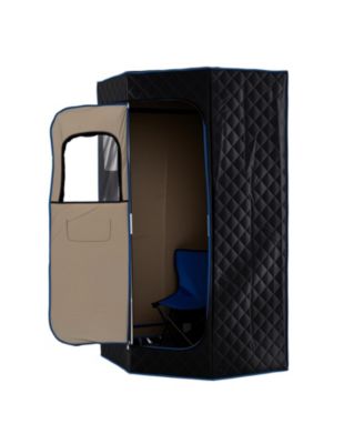 3L Portable Steam Sauna for Home Fast-Heat with 9-Level Remote Control and Folding Chair