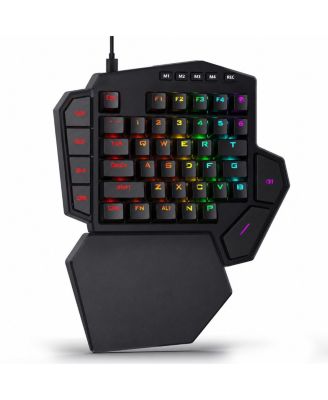 Wired Macro One-Handed Gaming Keypad for PC, Mac, and Linux
