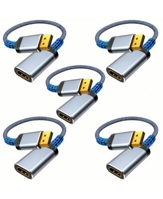 DisplayPort to HDMI 4K 30Hz Uni-Directional Adapter for DisplayPort, 5-Pack