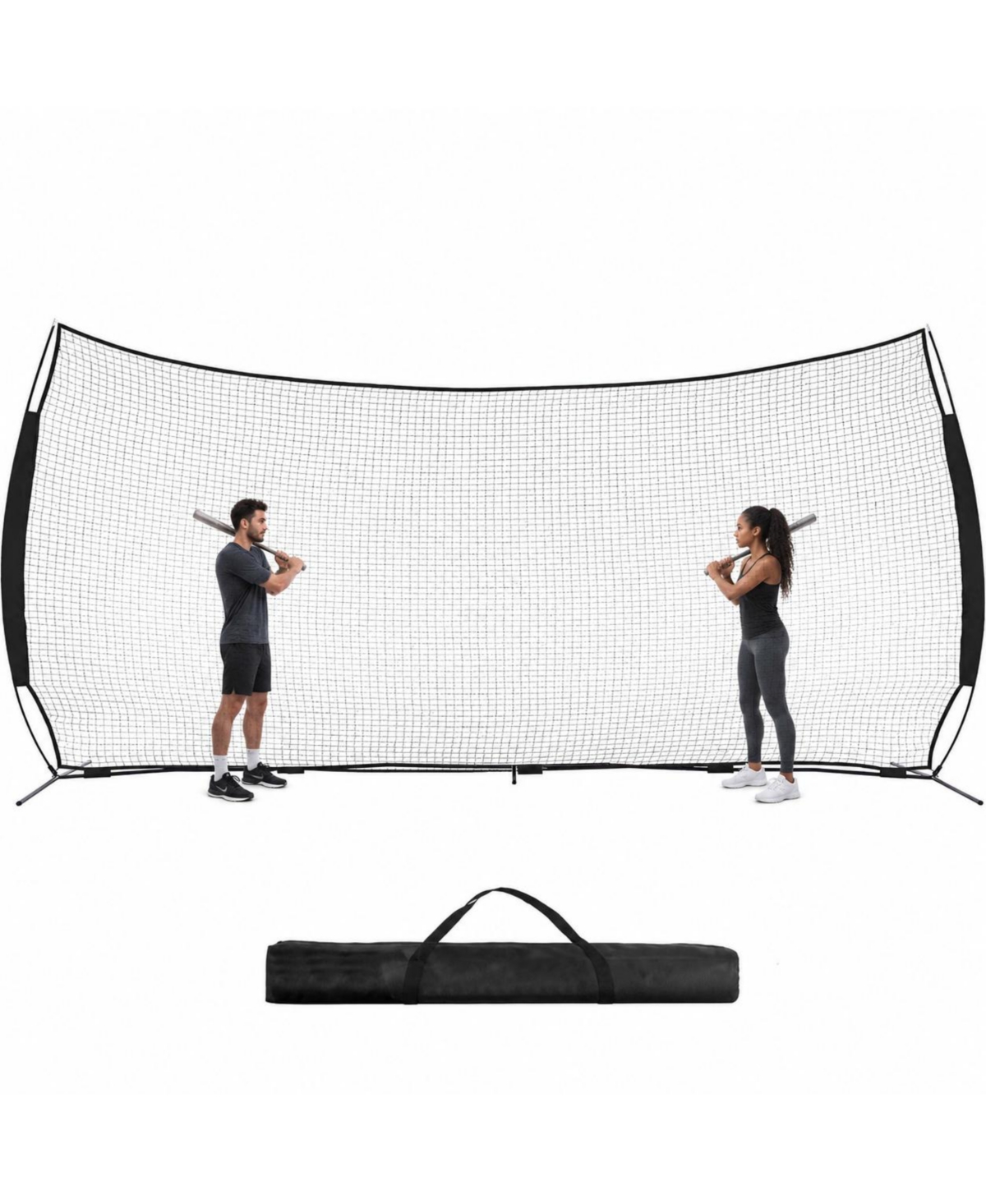 Peneyon Heavy Duty Baseball Backstop Net Multi Sport Practice Barrier