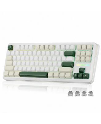 Tri-Mode RGB Hot-Swappable 87-Key TKL Mechanical Gaming Keyboard for PC, Mac