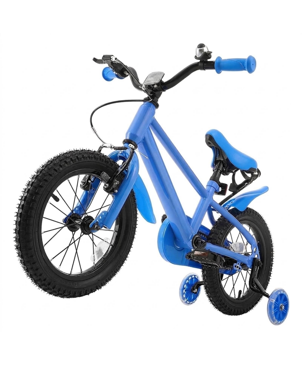Hongge 14-Inch Training Wheels Kids' Bike, Ages 3-5