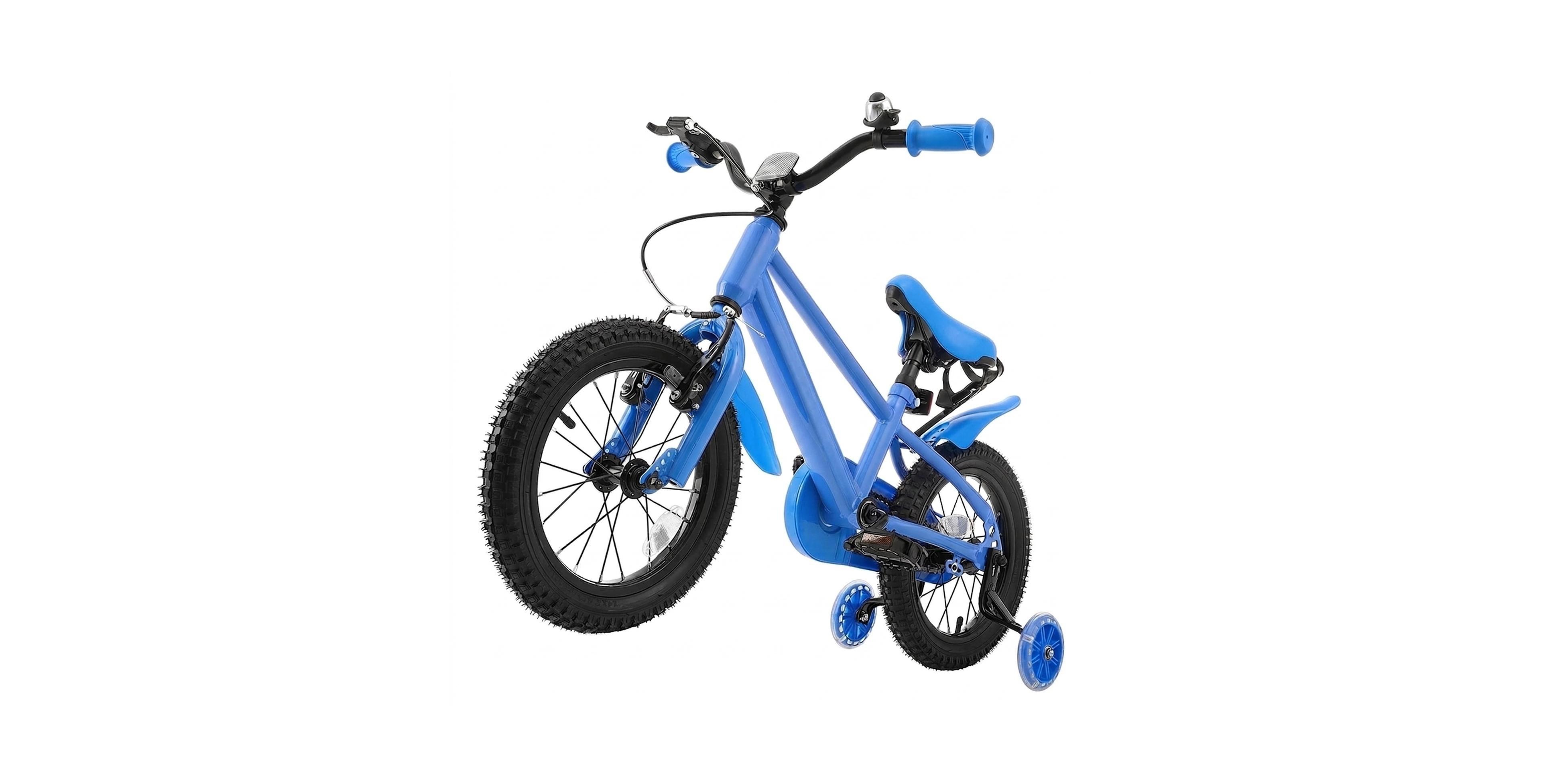 Hongge 14-Inch Training Wheels Kids' Bike, Ages 3-5