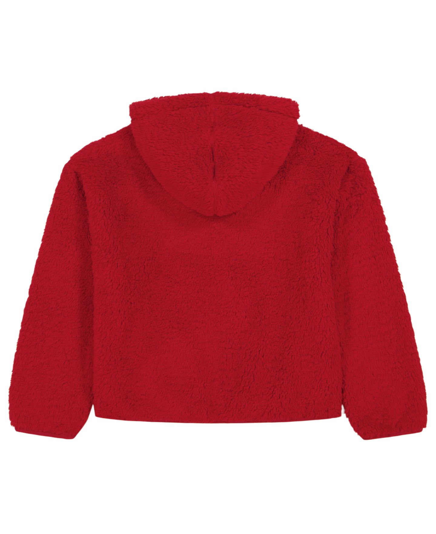 Худи Tommy Hilfiger Minky Faux Fur Hooded Drop-Shoulder для девочек, цвет: Розовый — фото 10