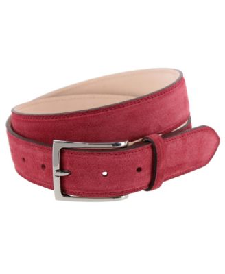 Men's Armando Italian Suede 35mm Feathered Edge Belt