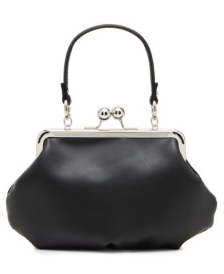 Small Top Handle Kiss-Lock Frame Handbag