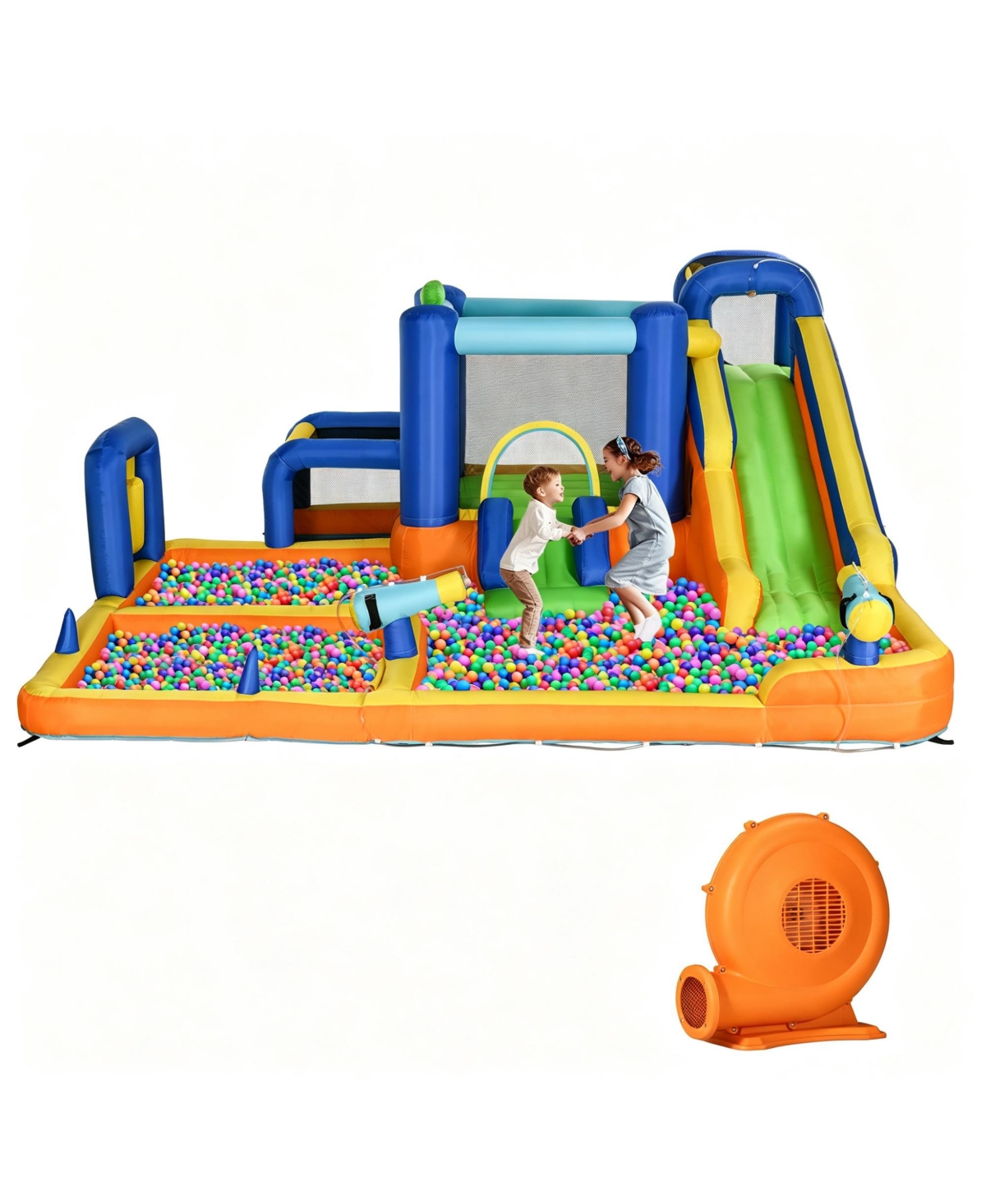 Sevorley Child-Sized Slide with Climbing and Sliding Activities, Ages 3-8
