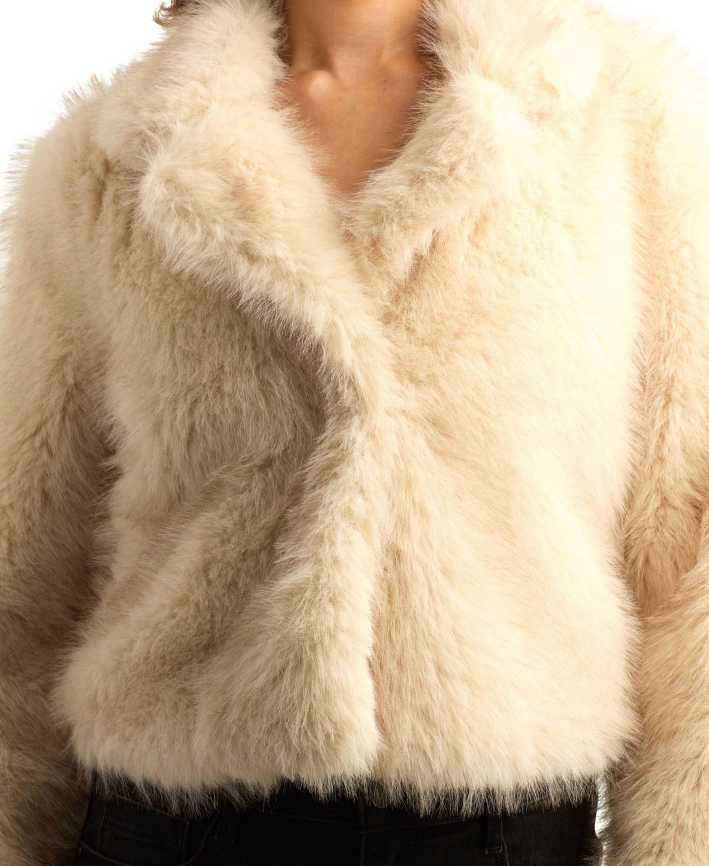 Женская куртка BCX Juniors' Faux Fur Cropped Long-Sleeve, цвет: Color 5 — фото 3