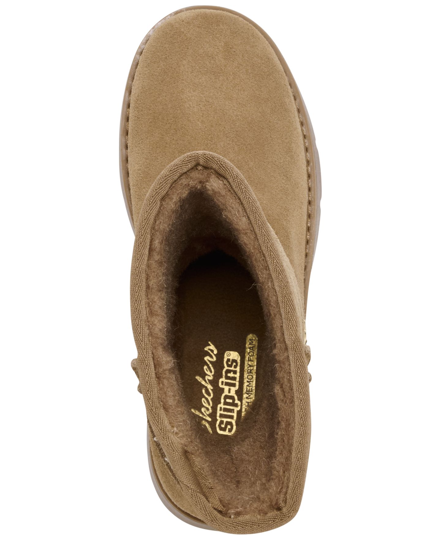 Женские утеплённые ботинки-слипоны Skechers Slip-ins Keepsakes Cozy, цвет: Каштановый — фото 5