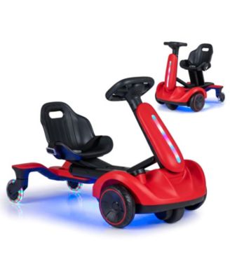 6V Ride On Drift Car with Two-Position Adjustable Seat, 55 lb. Capacity, Ages 3–8