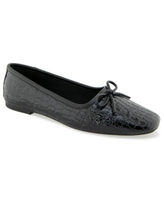 Women's Carriah Square Toe Bow Ballet Flats