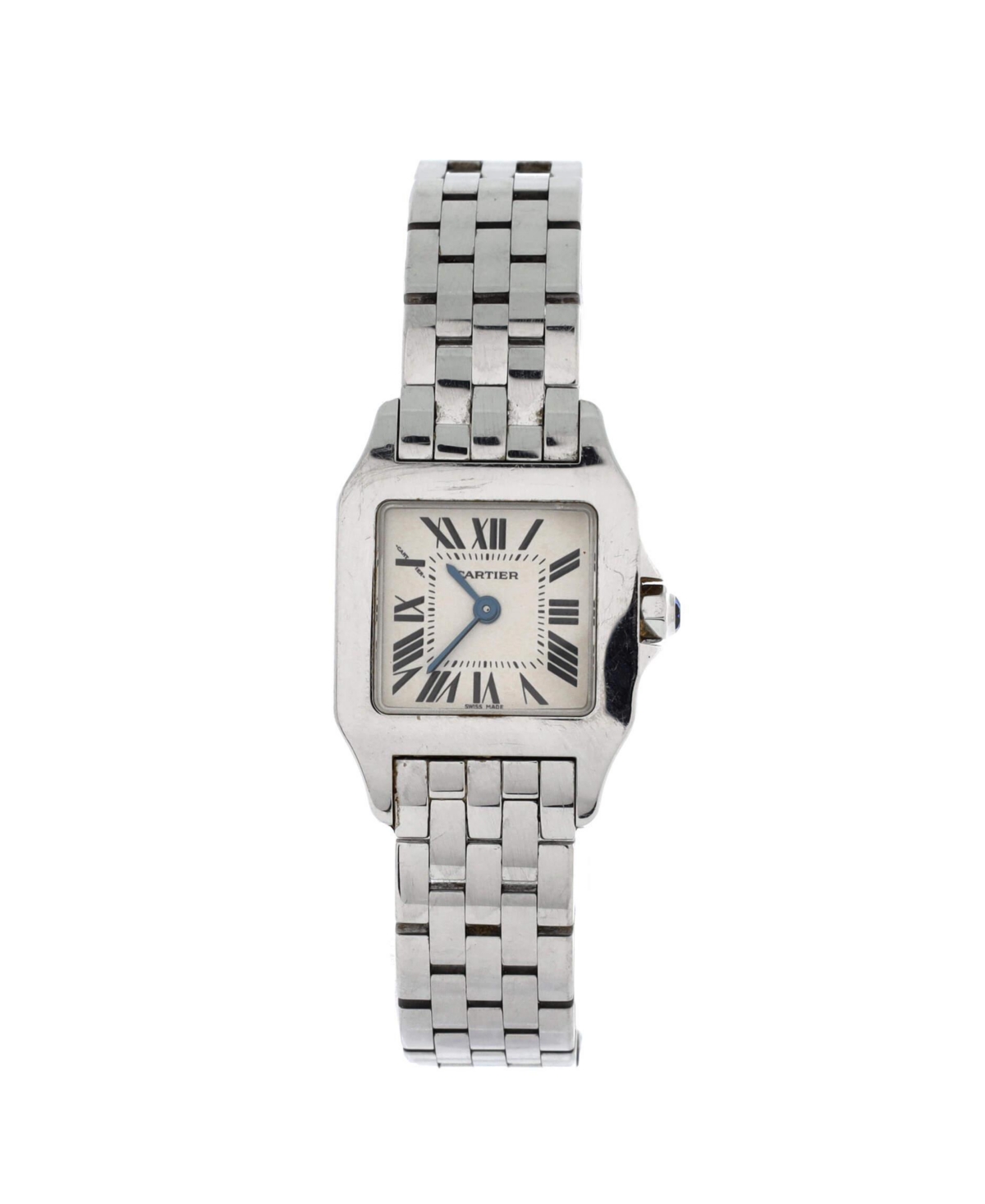 Pre-Owned Cartier Santos Demoiselle Quartz Watch in Stainless Steel 20mm