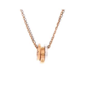 Love 3 Ring Pendant Necklace