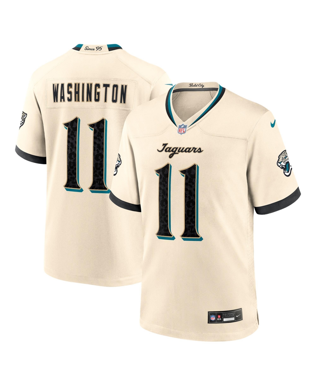 Parker Washington Jacksonville Jaguars Rivalries Collection Nike Men's NFL Game Jersey in Brown | 67NM0JFM9NF-E1X