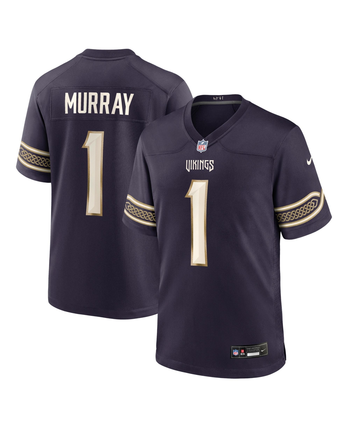 Nike Men's Kyler Murray Purple Minnesota Vikings 2026 Rivalries Collection Game Jersey - Purple