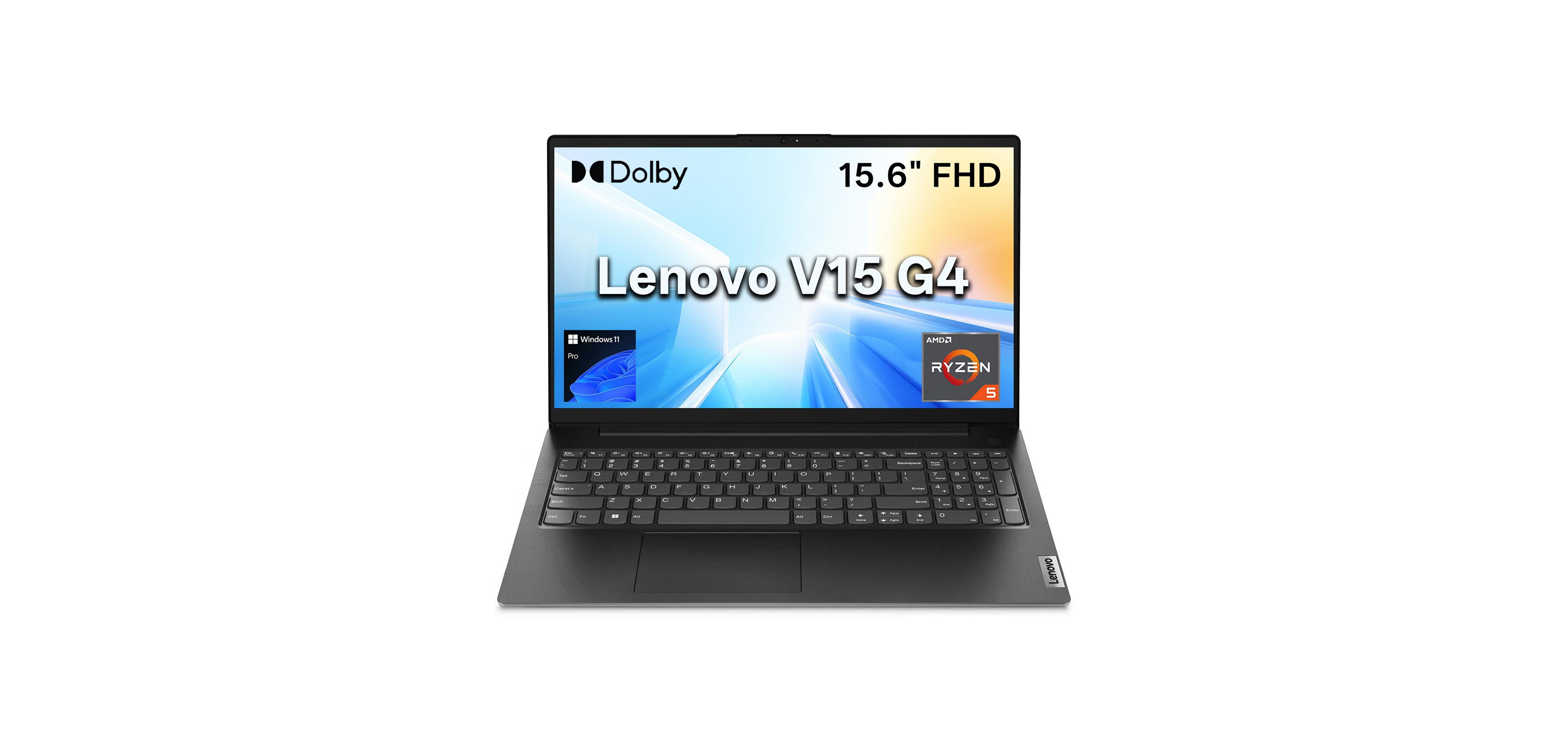 Lenovo V-Series V15 15.6" Fhd Business Laptop, Ryzen 5 5625U, Radeon Graphics, 16GB DDR4, 512GB Ssd, Wi-Fi 6, Win11 Home, Black