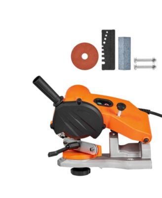 85W Electric Bench Chainsaw Sharpener with LED Light and 2 Grinding Wheels