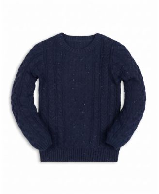Toddler Boys' 2T-5T Cable-Knit Fisherman Sweater