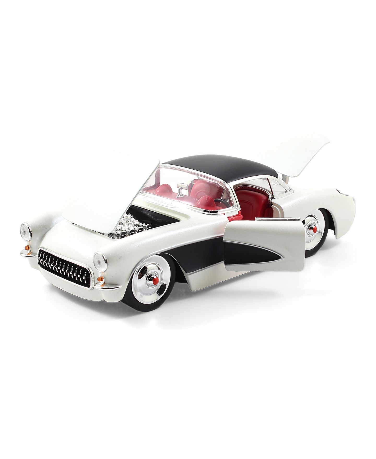 Детская игрушка Jada 1:24 Scale Bigtime Muscle 1957 Chevrolet Corvette Officially Licensed Diecast Model Car — фото 2
