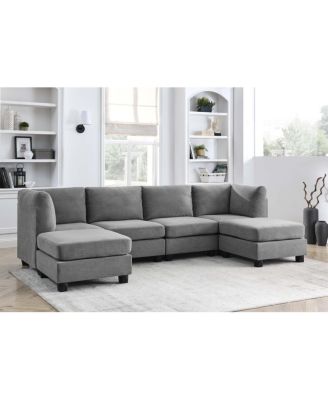 Polyester Upholstered Modular Sectional